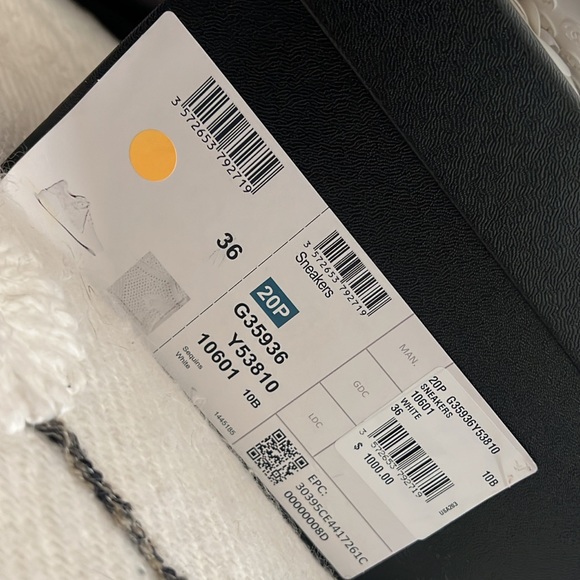 Brand new in box 20P size 36\ 6 chanel sneakers, beautiful sequins - Picture 8 of 14